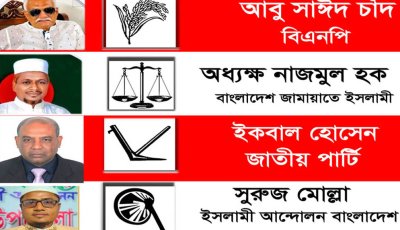 রাজশাহী-৬ আসন : চার প্রার্থী যে কেন্দ্রে ভোট দিবেন