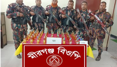 চারঘাট সীমান্তে ভারতীয় মাদকদ্রব্য জব্দ