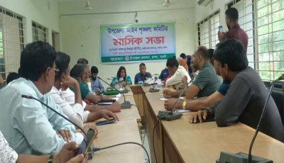 মান্দায় আইনশৃঙ্খলা কমিটির মাসিক সভা অনুষ্ঠিত