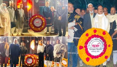 বাগাতিপাড়ায় মহান শহীদ দিবসে শ্রদ্ধাঞ্জলি