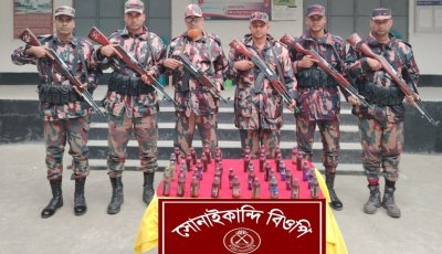 রাজশাহী সীমান্তে পৃথক অভিযানে ভারতীয় মাদকদ্রব্য ও চোরাচালানী মালামাল জব্দ
