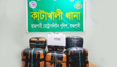 কাটাখালীতে ৫৩ কেজি গাঁজা উদ্ধার
