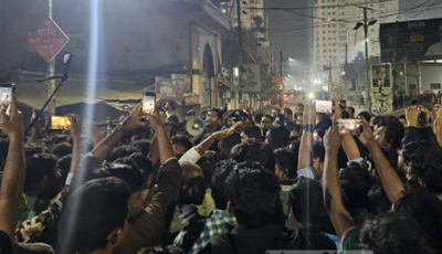 চরে শিক্ষার্থীর লাশ, সড়ক আটকে বিক্ষোভ