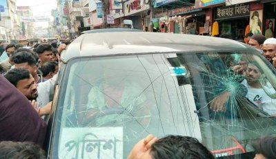 নীলফামারীতে আসামি ধরতে গিয়ে হামলার শিকার পুলিশ
