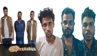 রাজশাহীতে মাদকসহ চার কারবারি গ্রেপ্তার