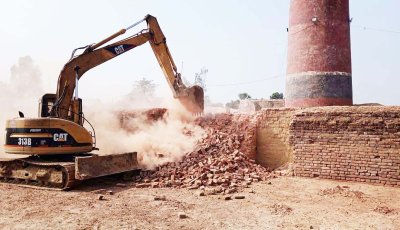 পোরশায় ৭টি অবৈধ ইটভাটা বন্ধ