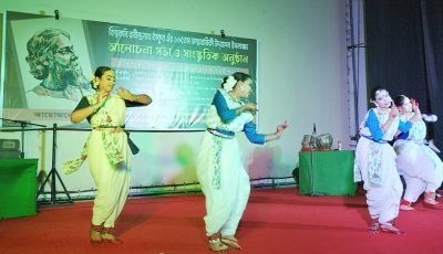 বিশ্বকবির জন্মবার্ষিকীতে ‘জন্মের প্রথম শুভক্ষণ’ পরিবেশনা