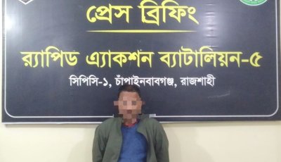 শিবগঞ্জে ফেনসিডিল ও বিদেশি মদ সহ একজন গ্রেফতার