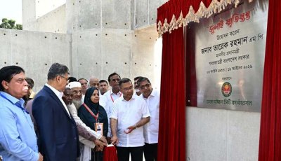 জুলাই স্মৃতিস্তম্ভ উদ্বোধন করলেন প্রধানমন্ত্রী