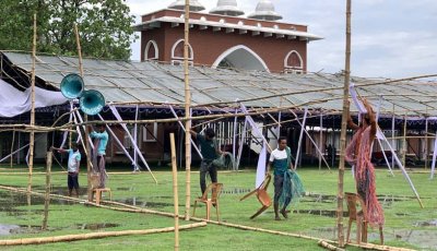 প্রতিকূল আবহাওয়ায় বিকল্প ব্যবস্থাও প্রস্তুত, ইদের জামাত সকাল সাড়ে ৭টায়