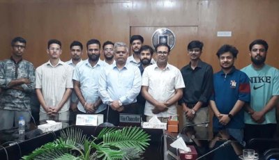 রাবি উপাচার্যের সাথে নেপালী শিক্ষার্থীদের সৌজন্য সাক্ষাৎ