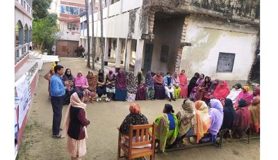 জেন্ডার ভিক্তিক সহিংসতা প্রতিরোধে সচেতনতামূলক উঠান বৈঠক অনুষ্ঠিত