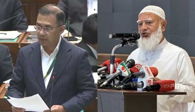 দুই দিকের দুই কাণ্ডারি, সংসদে দুজনই প্রথম