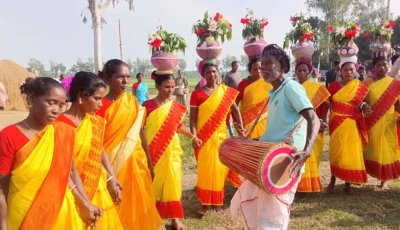 মান্দায় ঐতিহ্যবাহী দশাই কারাম উৎসব উদ্যাপন