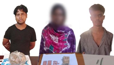 নগরীতে নারীসহ ৩ মাদক ব্যবসায়ী গ্রেপ্তার; গাঁজা