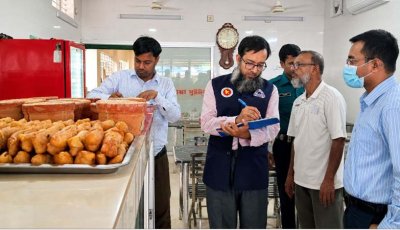রাজশাহীতে বিএসটিআই’র অভিযানে অলিম্পিয়া সুইটসকে জরিমানা