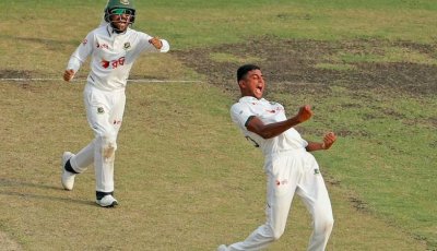 টেস্ট ক্যারিয়ারের সেরা বোলিং করলেন নাহিদ রানা, ঝড়ের নাম নাহিদ রানা