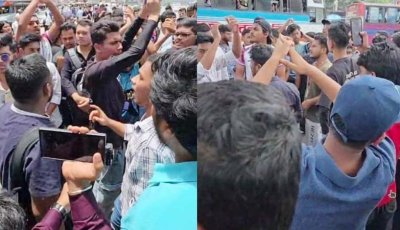 শিক্ষামন্ত্রীর পদত্যাগ দাবিতে রাজধানীর দুই স্থানে অবরোধ