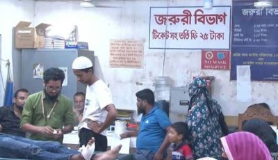 নোয়াখালীতে মোটরসাইকেল আরোহীদের লক্ষ্য করে গুলি, ২ স্কুলছাত্র আহত