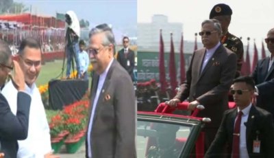 ১৮ বছর পর স্বাধীনতা দিবসে রাষ্ট্রীয় কুচকাওয়াজ, অংশ নিলেন রাষ্ট্রপতি ও প্রধানমন্ত্রী