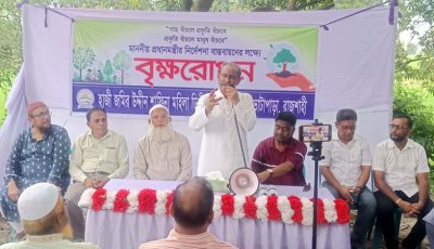 হাজী জমির উদ্দিন শাফিনা মহিলা কলেজে বৃক্ষরোপণ