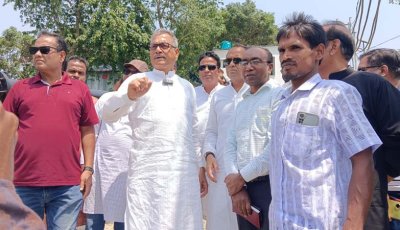 গোমস্তাপুরে বিএমডিএ সেচ পাম্প পরিদর্শন