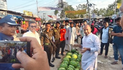 গোমস্তাপুরে দ্রব্যের মূল্য তালিকা প্রদর্শন না করায় ৩ ব্যবসায়ীকে অর্থদণ্ড