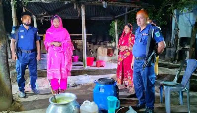 ব্লিচিং পাউডার, জেল ও পামওয়েল দিয়ে তৈরি হচ্ছিল নকল দুধ ; লাখ টাকা জরিমানা