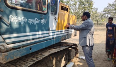 শিবগঞ্জে অবৈধ পুকুর খননের দায়ে ৫০ হাজার টাকা জরিমানা
