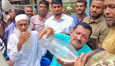 “মাত্র চার ঘণ্টার নোটিশে উচ্ছেদ অন্যায়”ভূমিহীনদের খাসজমি দেওয়ার আশ্বাস