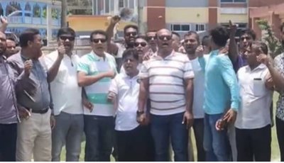 তোফায়েলের জানাজার আগে ভোলায় ছাত্রদল-যুবদলের বিক্ষোভ