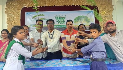 চাটমোহরে ক্লেমন এক লক্ষ্যে এক লাখ বৃক্ষরোপণ কর্মসূচি পালন
