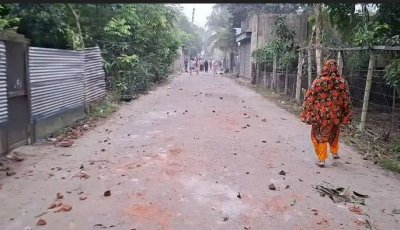 মাদারীপুরে দুই গ্রুপের সংঘর্ষে শতাধিক ককটেল বিস্ফোরণ