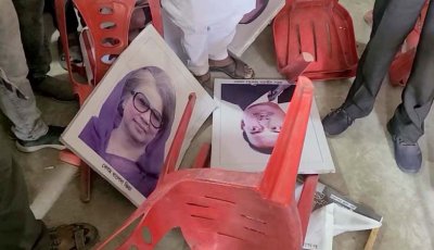 ধানের শীষের নির্বাচন করায় আ.লীগ কর্মীর বাড়ি ও বিএনপি অফিসে হামলা