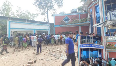 বগুড়ায় ফিলিং স্টেশনের গ্যাস প্ল্যান্টে বিস্ফোরণ, আহত ৫