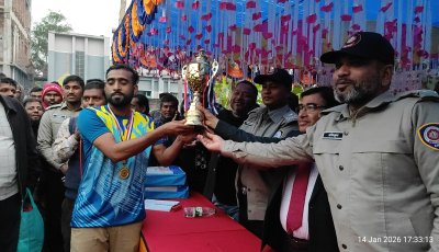কানসাটে মাদকবিরোধী ভলিবল প্রতিযোগিতা অনুষ্ঠিত