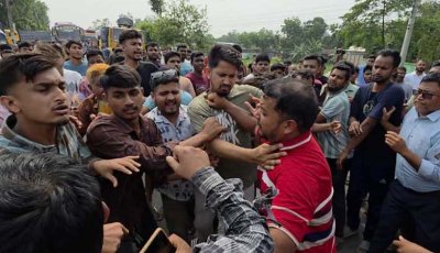 ঠাকুরগাঁওয়ে পাম্পে তেল নিতে গিয়ে হাতাহাতি