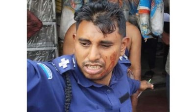 কাগজ দেখতে চাওয়ায় ট্রাফিক পুলিশকে ‘মেরে রক্তাক্ত’ করেন ট্রাকচালক