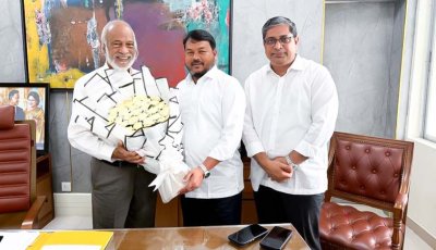 নবনিযুক্ত স্থানীয় সরকার, পল্লী উন্নয়ন ও সমবায় মন্ত্রীর রাসিক প্রশাসকের সৌজন্য সাক্ষাৎ