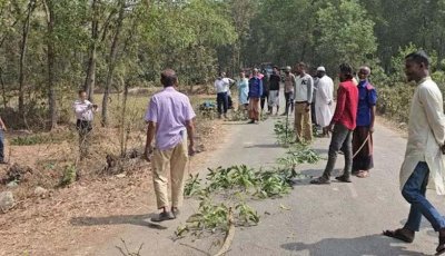 নির্জন এলাকায় আগুনে পোড়া দুই লাশ, তদন্তে পুলিশ