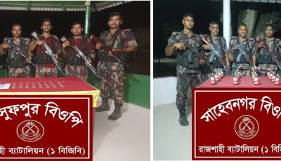 রাজশাহী সীমান্তে ভারতীয় মাদকদ্রব্য জব্দ