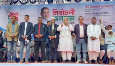 ধানের শীষ বাংলাদেশের স্বাধীনতা ও জনগণের সার্বভৌমত্বের প্রতীক: মিলন