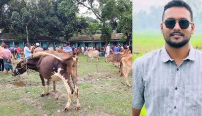 ছাত্রদল নেতা বললেন অনুমতি দিয়েছে প্রশাসন, ডিসি বললেন জোর করে বসিয়েছে