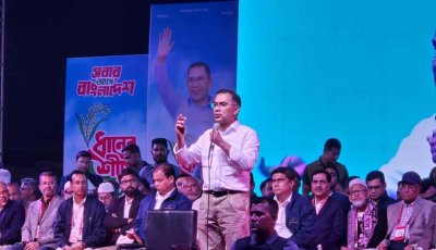 জনগণ যার পাশে থাকে কেউ তাকে আটকাতে পারে না: তারেক রহমান