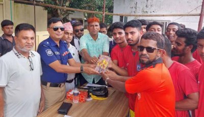 আন্তঃইউনিয়ন কাবাডি প্রতিযোগিতায় চ্যাম্পিয়ন তানোর পৌরসভা দল