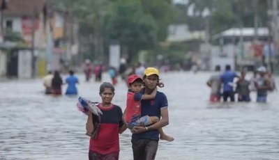 শ্রীলঙ্কায় ভয়াবহ বন্যা ও ভূমিধস, স্কুল বন্ধ ঘোষণা