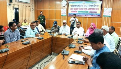 গোমস্তাপুরে সার ব্যবসায়ীদের সঙ্গে উপজেলা প্রশাসনের মতবিনিময়