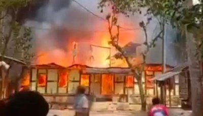 মাদকের টাকার জন্য নিজের বসতঘরে আগুন, যুবক আটক