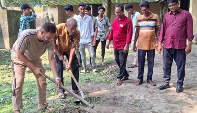 বড়গাছী স্কুলে পরিষ্কার-পরিচ্ছন্নতা কর্মসূচি