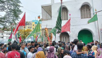 তাজিয়া মিছিল আর মাতমে কারবালা স্মরণ